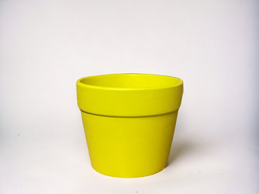 Lime Green Clay pot